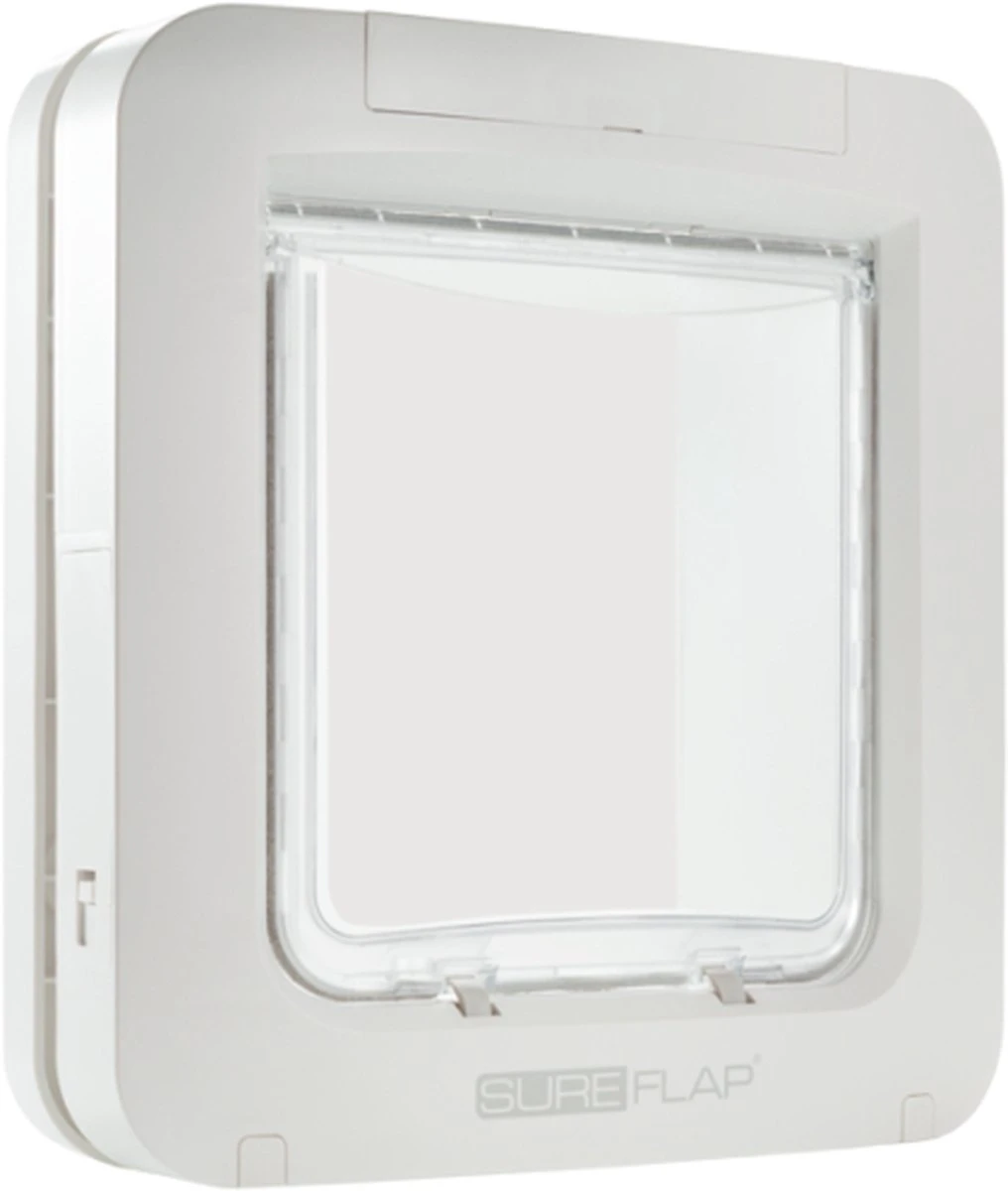 Sureflap Dierenluik Microchip S - Kattenluik - 20x20x7 Cm Wit - Afbeelding 18