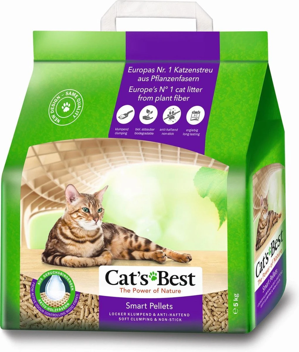 Cat's Best Smart Pallets - Kattenbakvulling - 10 L - Afbeelding 5