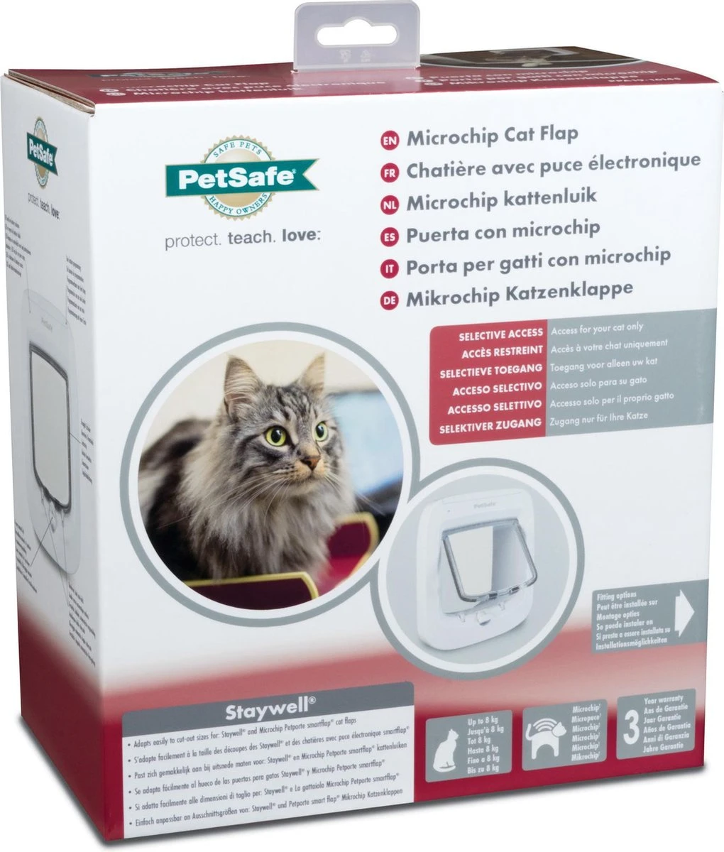 PetSafe Staywell Microchip Kattenluik - Bruin - Afbeelding 8
