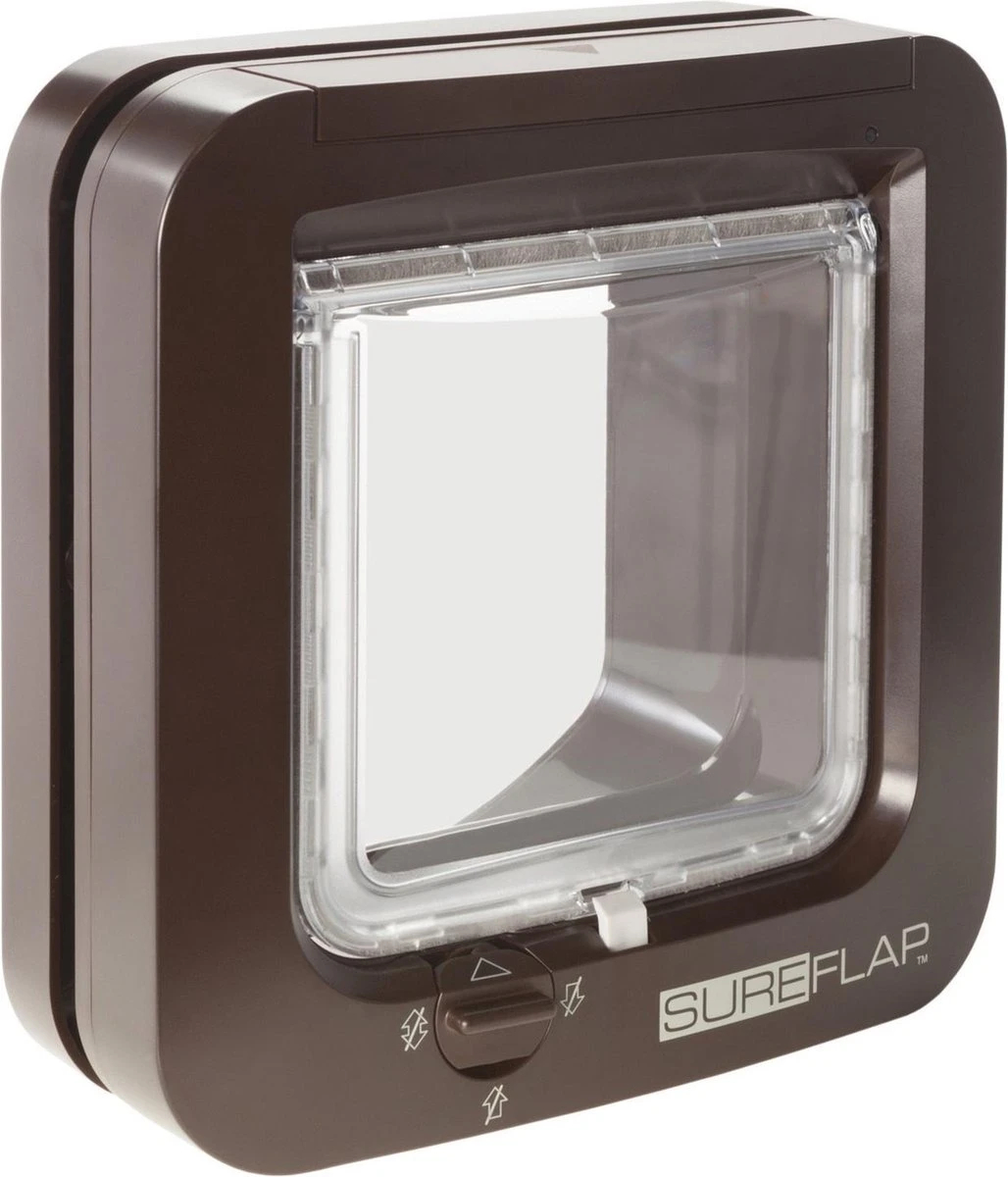SureFlap Microchip Kattenluik M - Bruin - 12 X 14 Cm - Afbeelding 2
