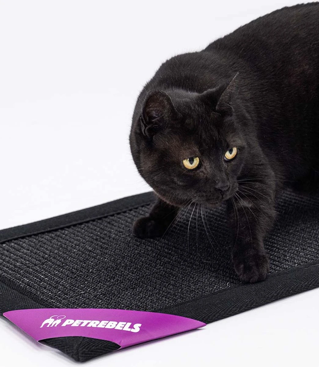 Petrebels Mastermat 60 Katten Krabmat - Zwart - 60 X 40 Cm - Zeer Sterk - Afbeelding 8