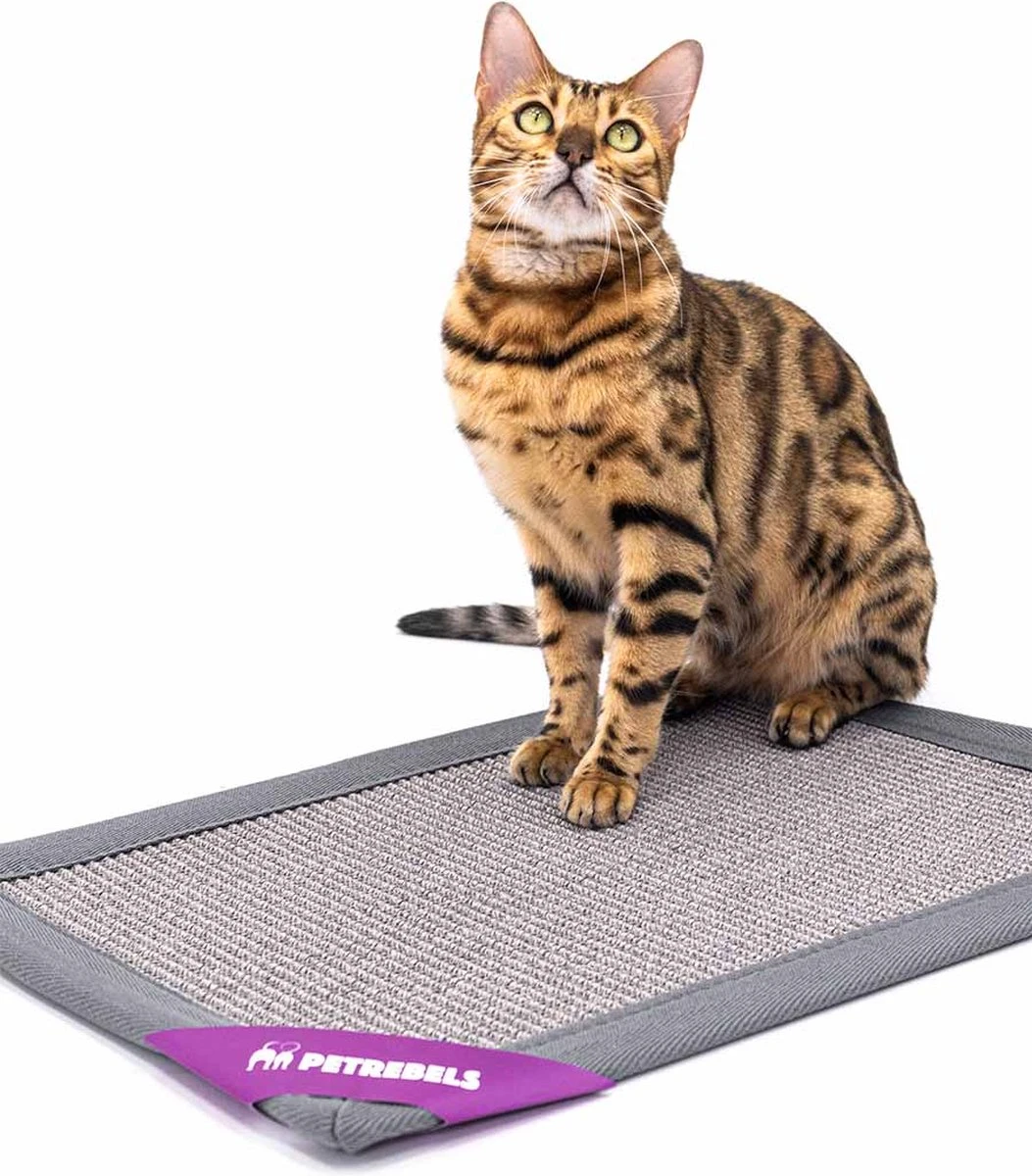 Petrebels Mastermat 60 Katten Krabmat - Grijs - 60 X 40 Cm - Zeer Sterk - Afbeelding 8