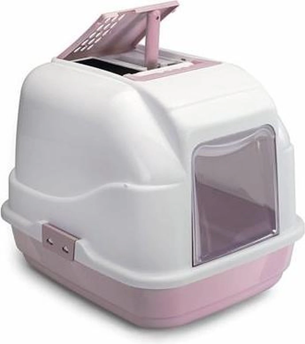Imac Easy Cat - Roze - Kattenbak - 40,5 X 50 X 41 Cm - Afbeelding 4