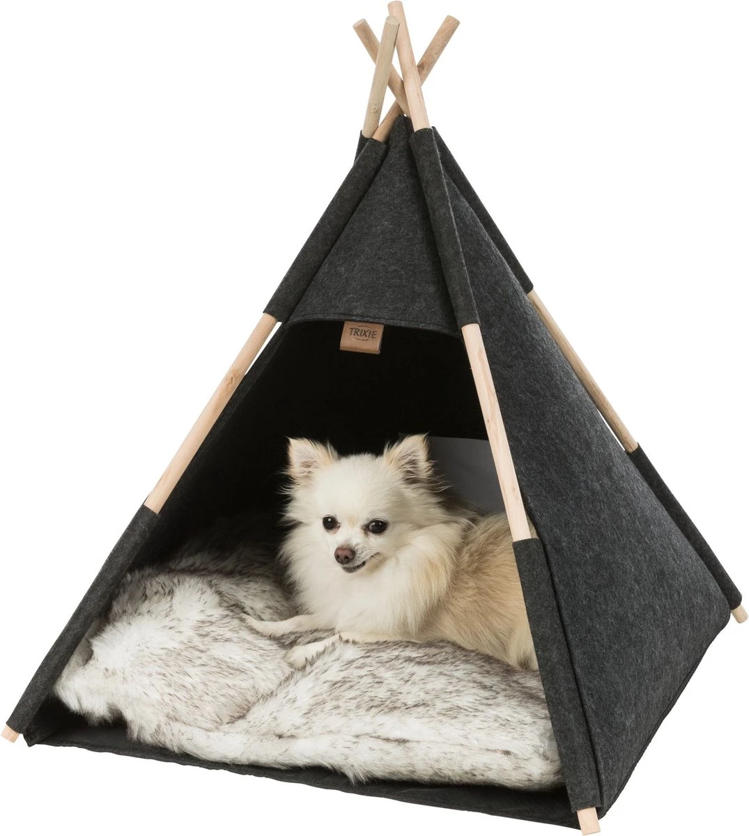 TRIXIE Huisdierengrot Tipi 55x65x55 Cm Vilt - Afbeelding 8