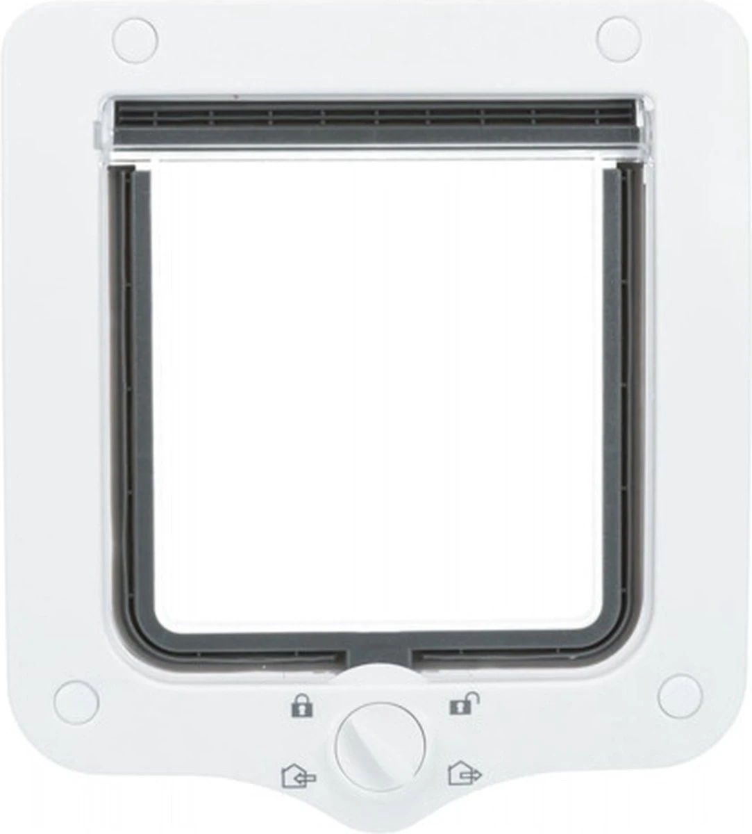 Trixie 4-weg Kattenluik Met Tunnel - Wit - 20 X 22 Cm - Afbeelding 6