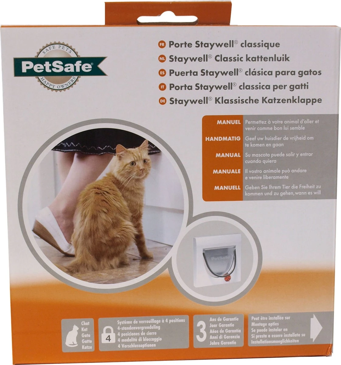 Petsafe 917 Classic - Incl. Tunnel - Wit - Kattenluik - Ø 22.4 Cm - Afbeelding 10