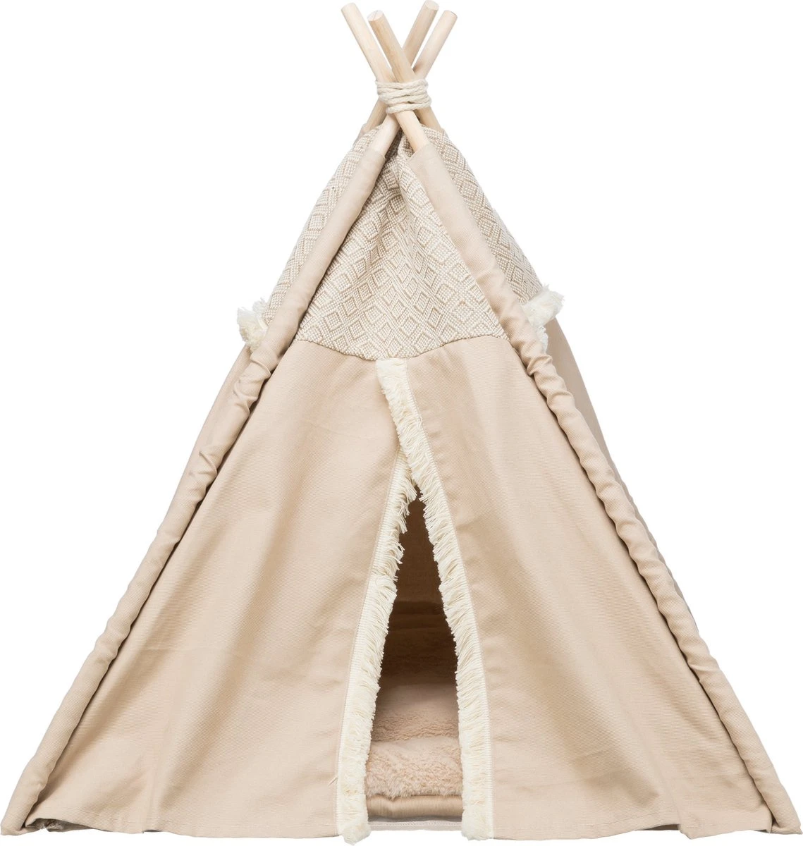 Trixie Kattenmand Tipi Boho Beige - 55X55X65 CM