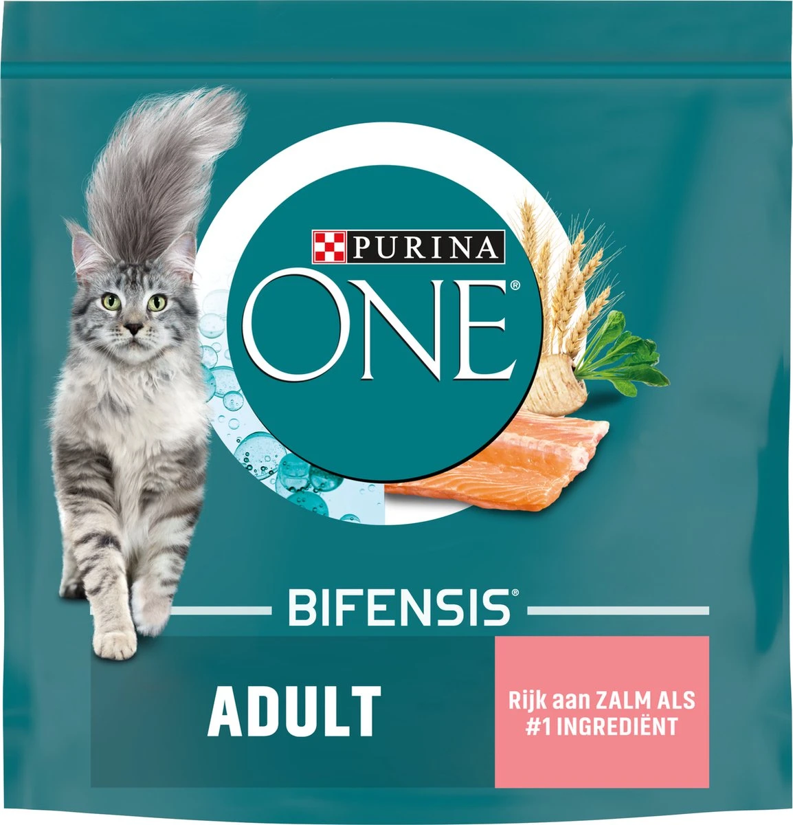 Purina ONE Adult - Kattenvoer Zalm & Volkoren Granen - 3kg - Afbeelding 6