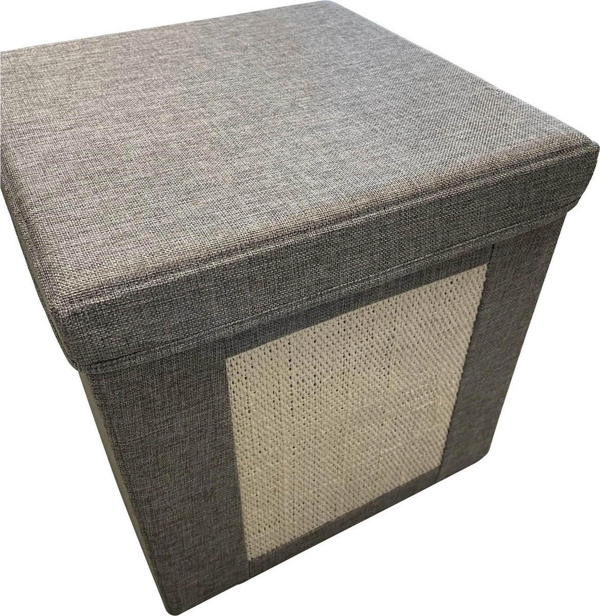 Adori Kattenhuis Met Poef Moon - Kattenmand - 36.5x36.5x36.5 Cm Grijs - Afbeelding 2