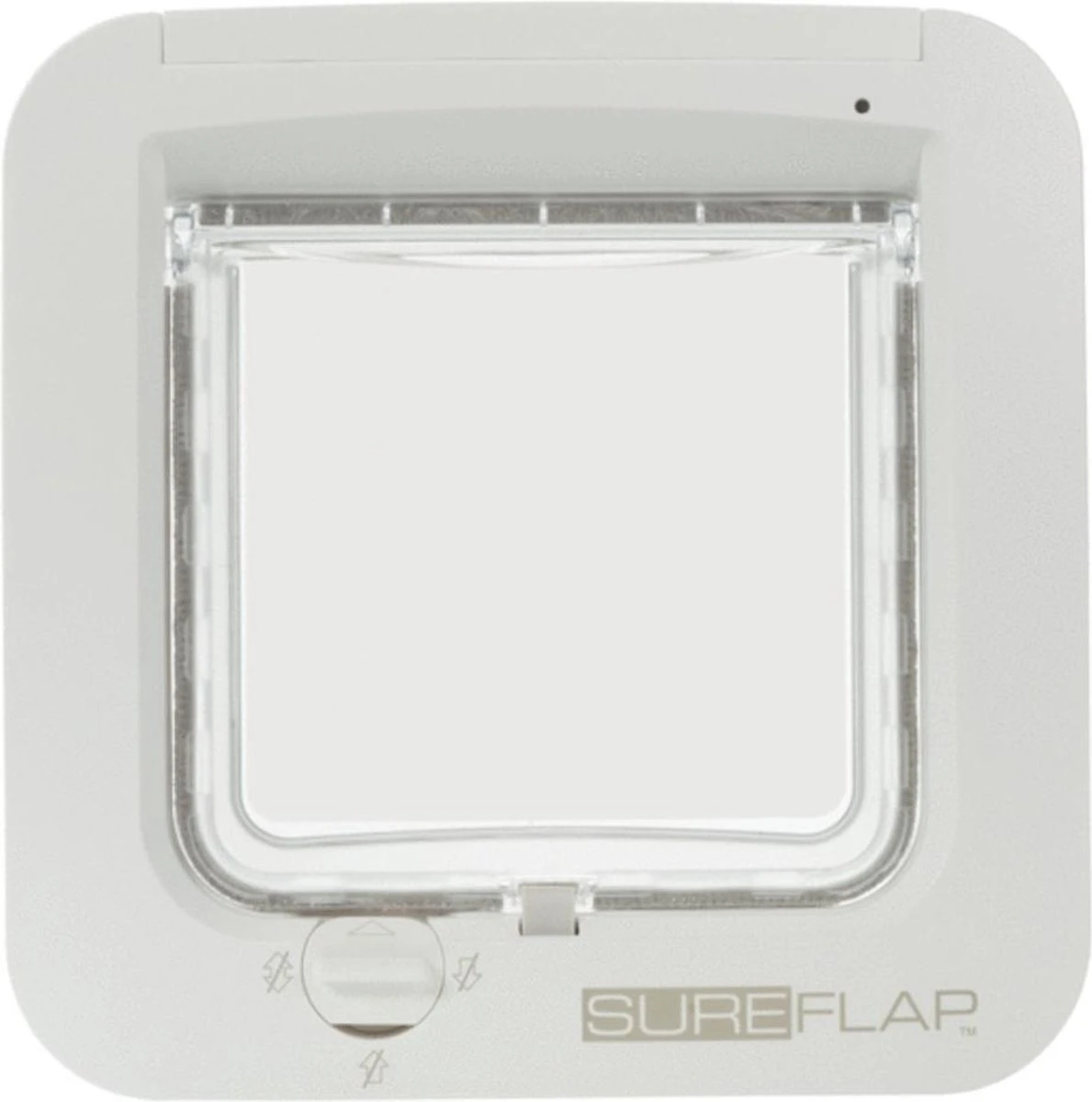 Sureflap Dierenluik Microchip S - Kattenluik - 20x20x7 Cm Wit