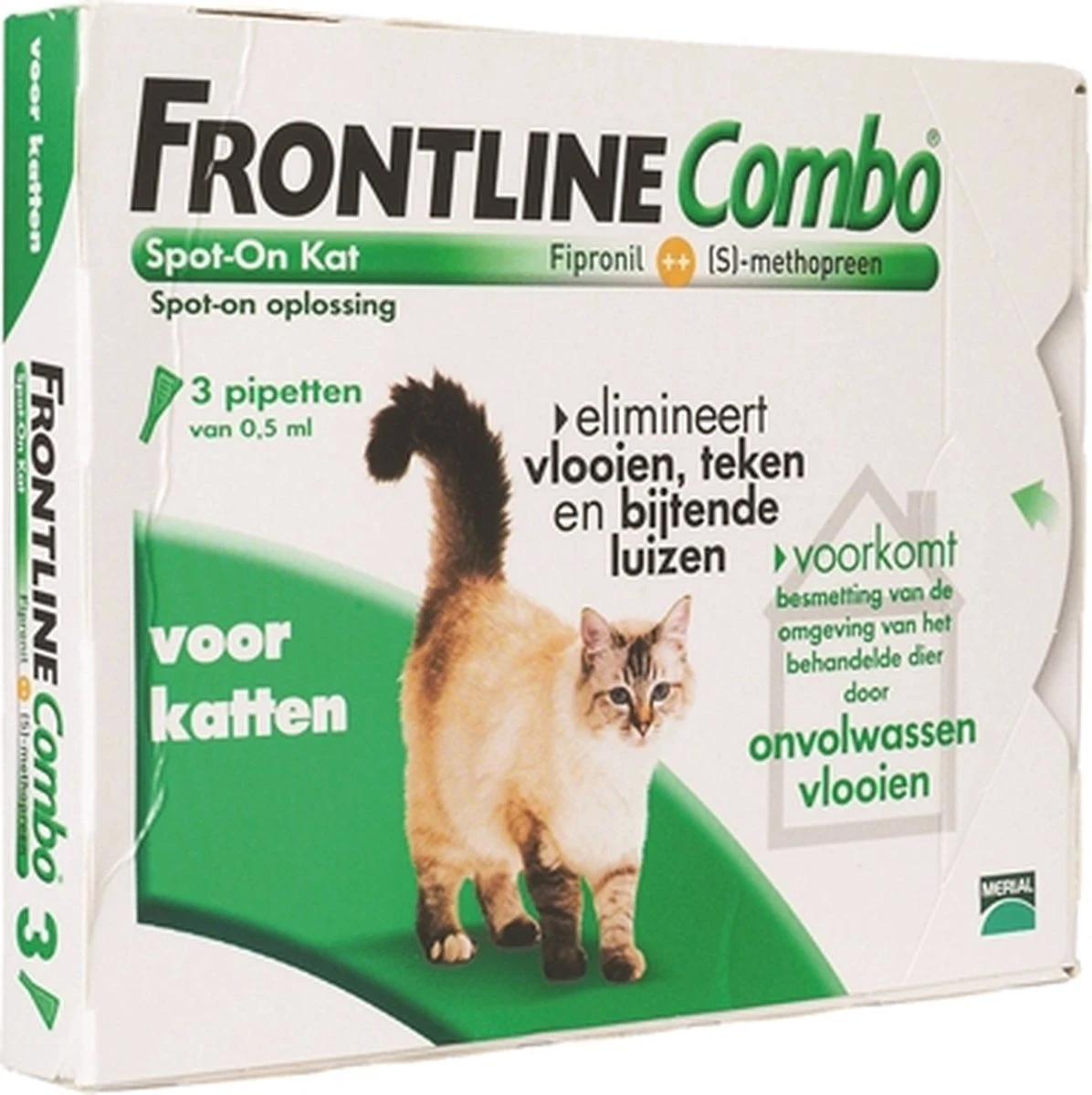 Frontline Combo Anti Vlooienmiddel En Tekenmiddel Kat - 3 Pipetten - Afbeelding 14