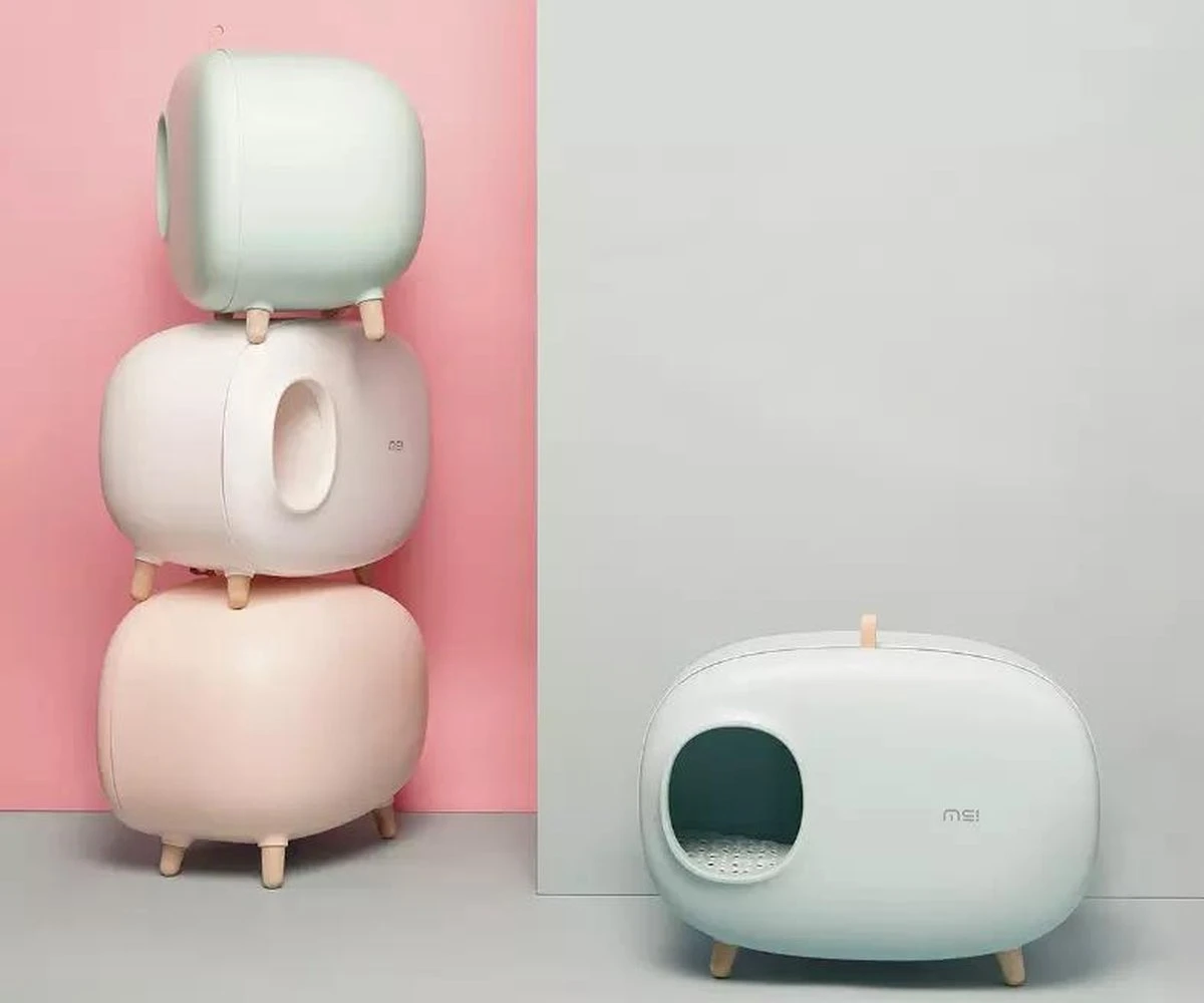 MakeSure Kattenbak Met Lade - Groen - 60 X 38 X 45 Cm - Design - Afbeelding 13