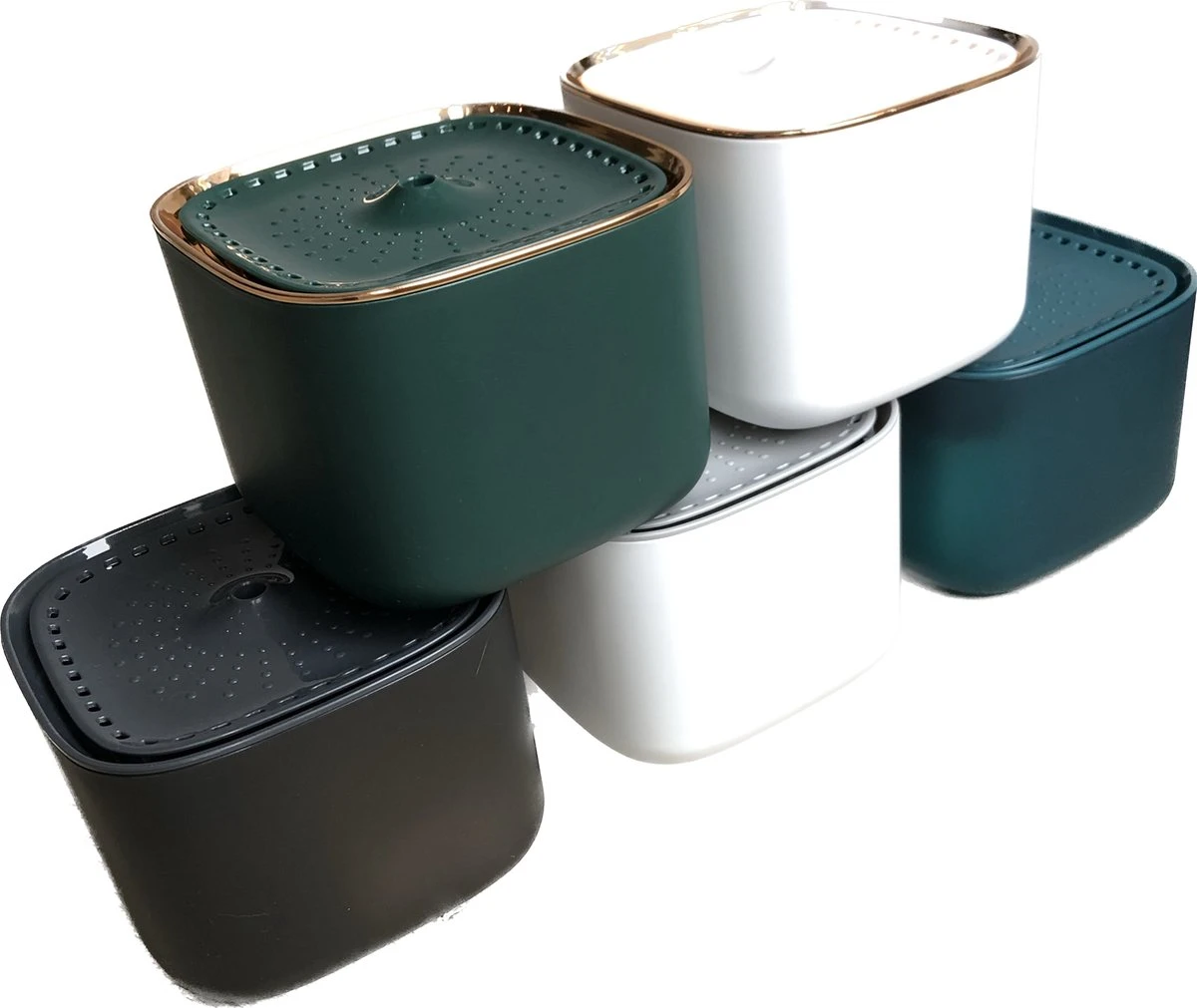 No Logo - 3L - Drinkfontein Voor Huisdieren, Water Fontein - Waterdispenser - Waterautomaat Drinkbakken 3L Voor Huisdieren Katten - Honden - Konijnen - Goud - Groen - Kattenfontein - Fontein - Drink - Bak - Drinkbak - Hond - Konijn - Kat - 2l - 1l - - Afbeelding 4