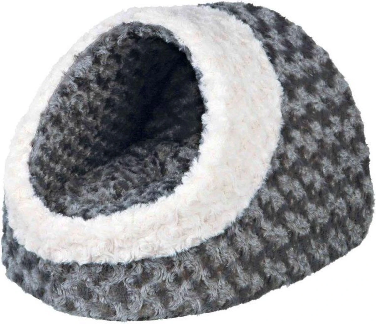 Trixie Kattenmand Iglo Kaline Grijs / Creme - 41X35X26 CM - Afbeelding 5