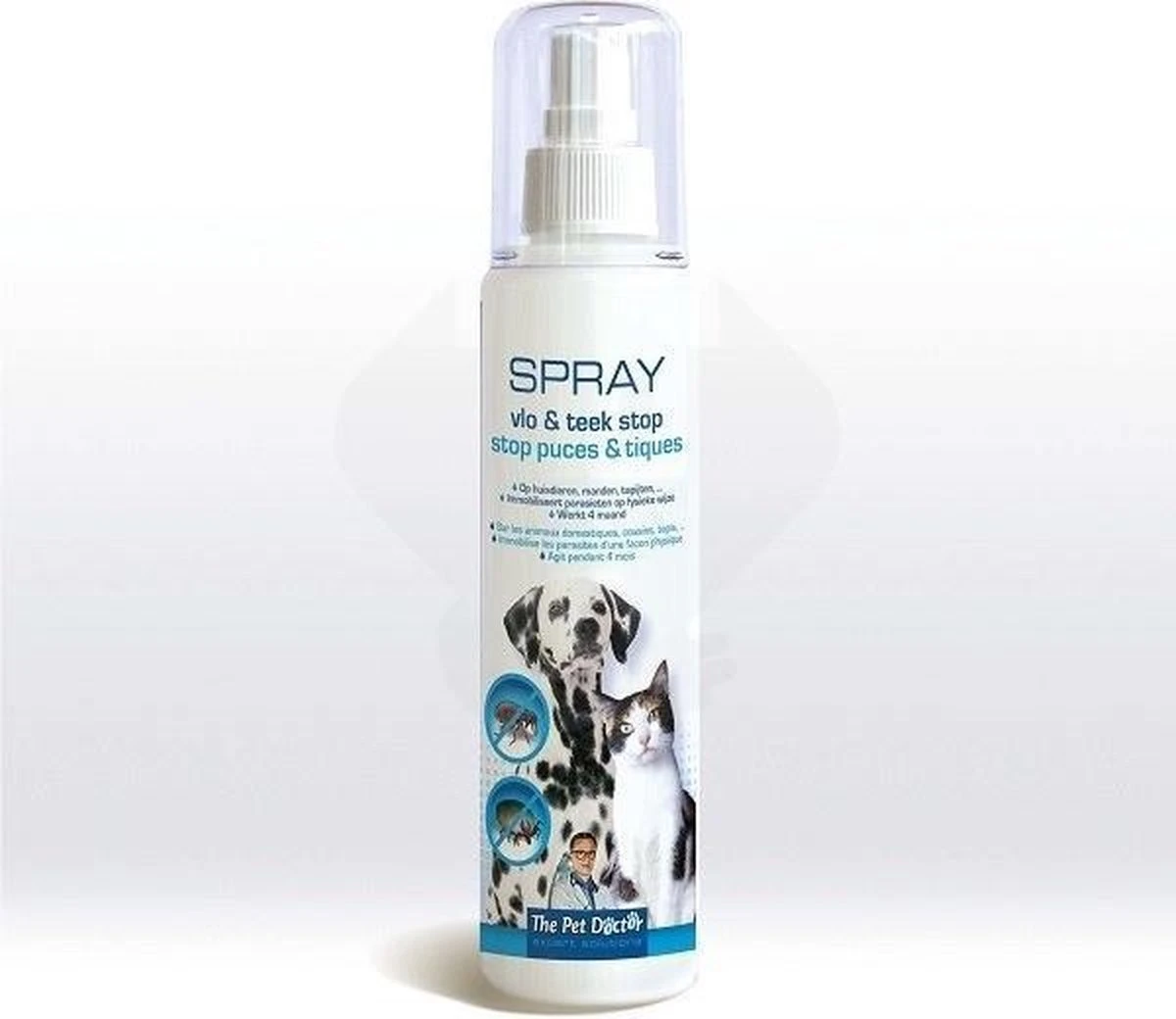 BSI The Pet Doctor - Vlo En Teek Stop Spray - Honden - Dierenverzorging - Voor De Afweer Van Teken, Vlooien En Andere Insecten Bij Honden En Katten - 200 Ml - Afbeelding 2