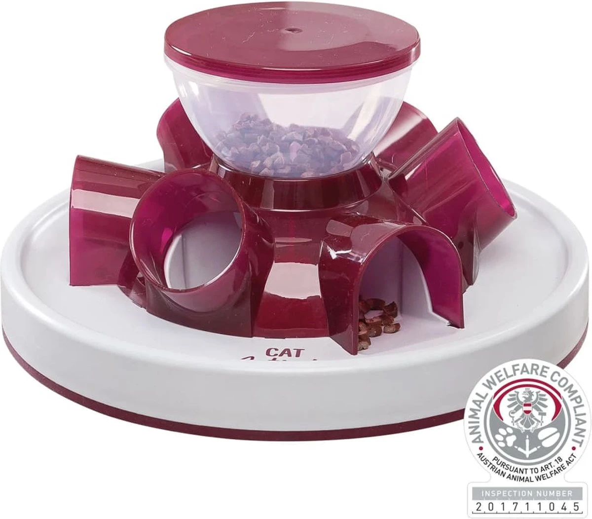 TRIXIE Kattenspeelgoed Tunnel Feeder Strategiespel - Blauw - Afbeelding 5