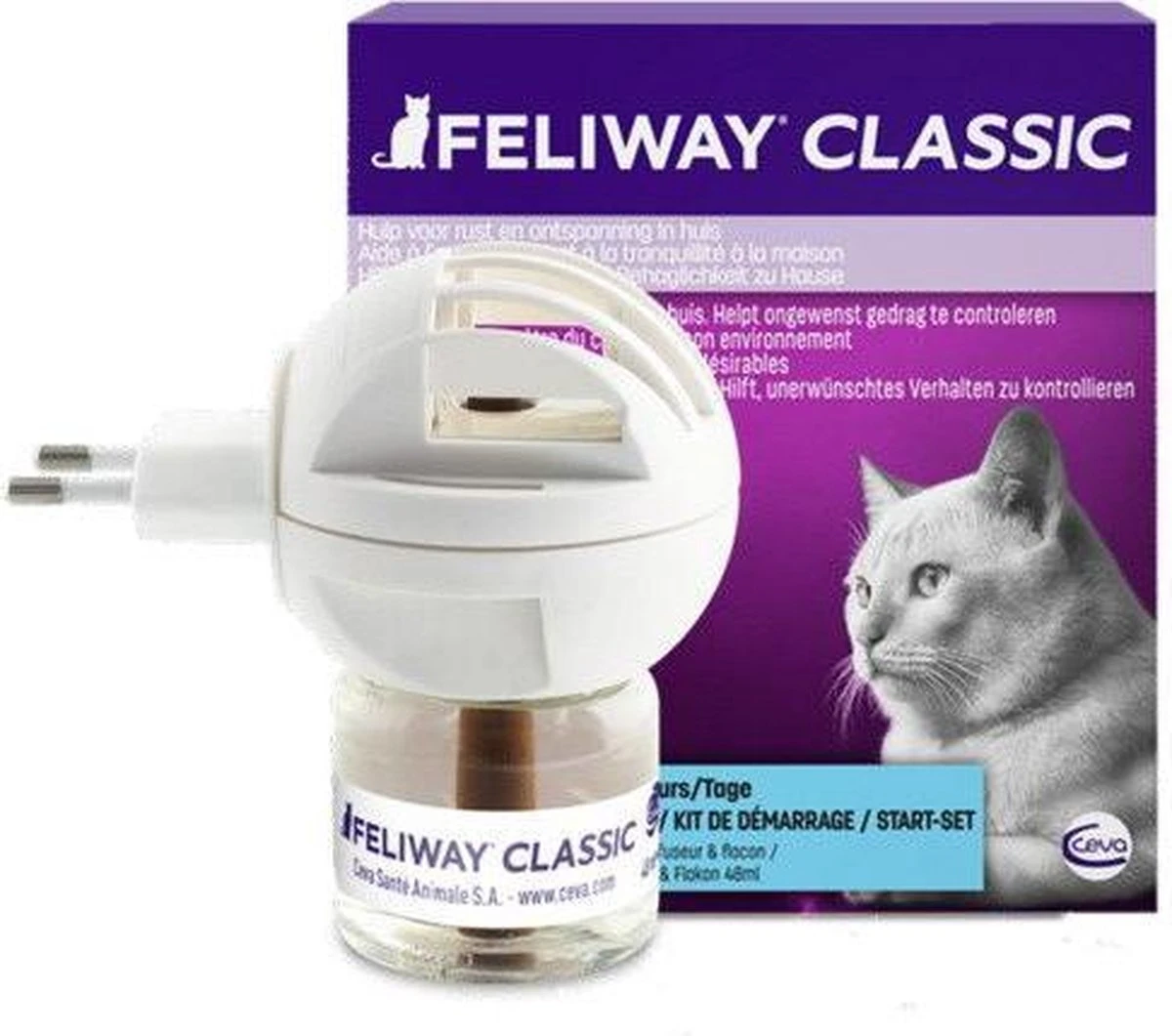 Feliway Classic - Startset - 1 Verdamper + 1 Vulling 48ml - Anti-stress Voor Kat - Afbeelding 12