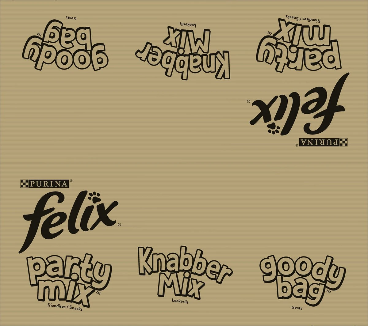 Felix Cat Snacks Party Mix - Kattensnacks Original En Seaside - 16 X 60g - Afbeelding 4