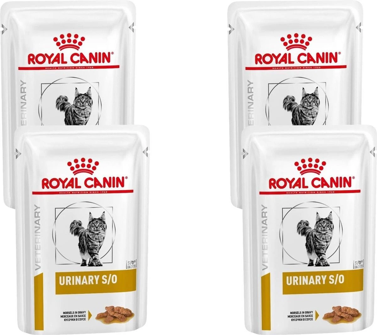 Royal Canin Veterinary Diet Urinary S/O Morsels Gravy Wet - Kattenvoer - 4 X 12x85 G - Afbeelding 2