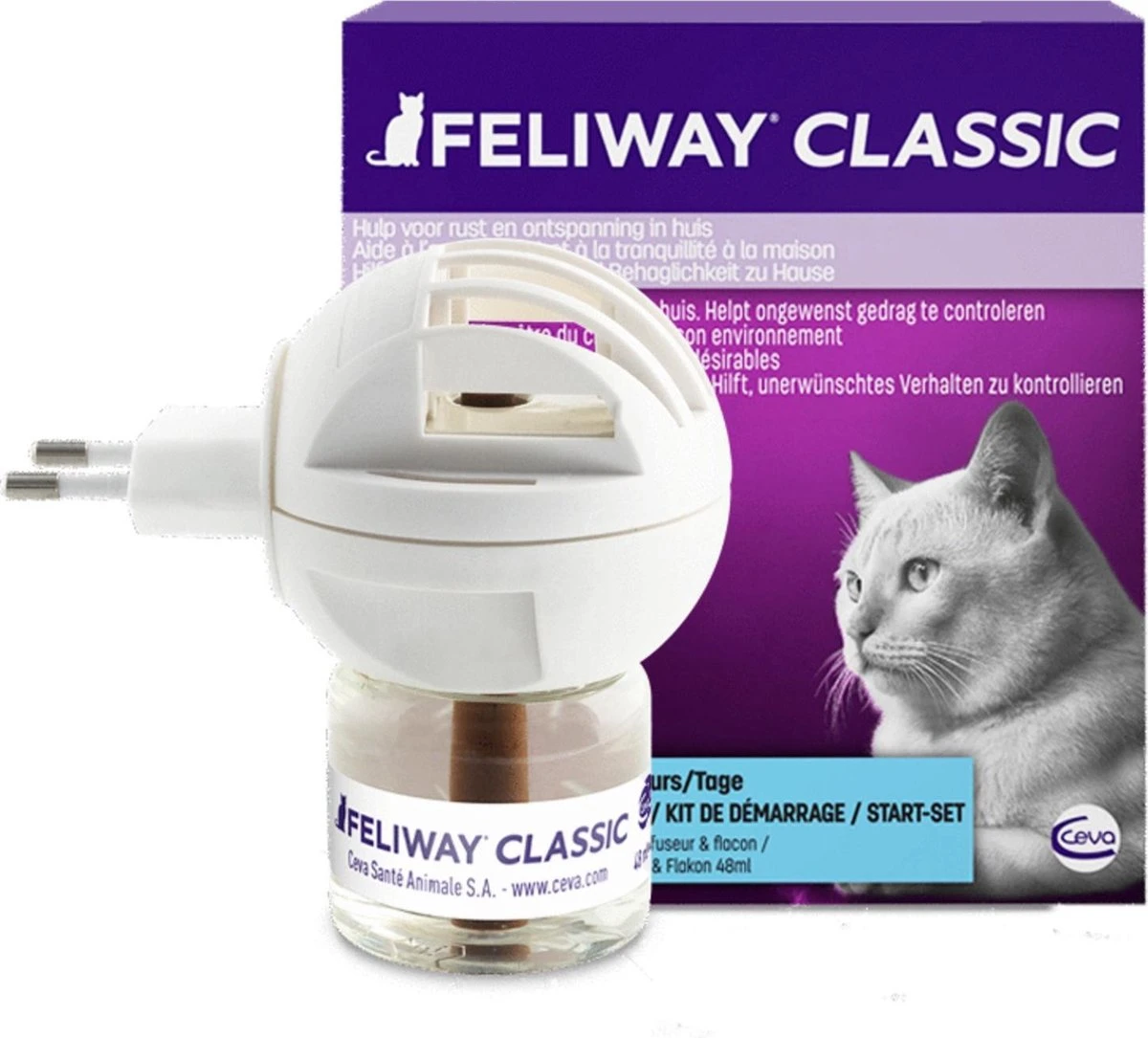 Feliway Classic - Startset - 1 Verdamper + 1 Vulling 48ml - Anti-stress Voor Kat - Afbeelding 6