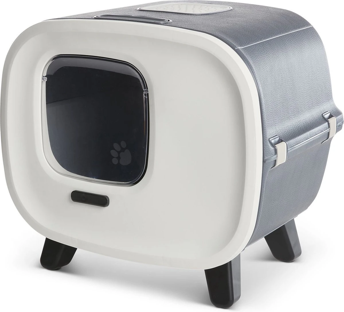 Savic Kattenbak Mira Deluxe Antraciet / Wit 56x45x50,5 Cm - Afbeelding 5