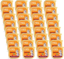 Merkloos Edgard&Cooper Adult Paté 85 G - Kattenvoer - 32 X Kip