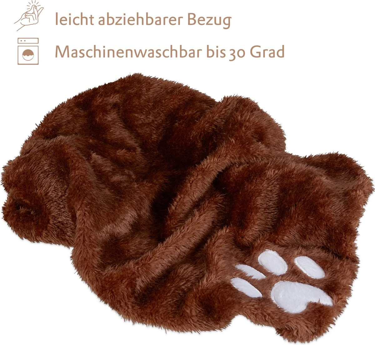 PRETTY KITTY Cat Window Bed 32x41cm: Knuffelig Kattenbed Voor De Vensterbank, Premium Kattenbed Fluffy Voor Het Raam, Vensterbank Kat - Wasbaar, Vensterbank Kat - Afbeelding 5