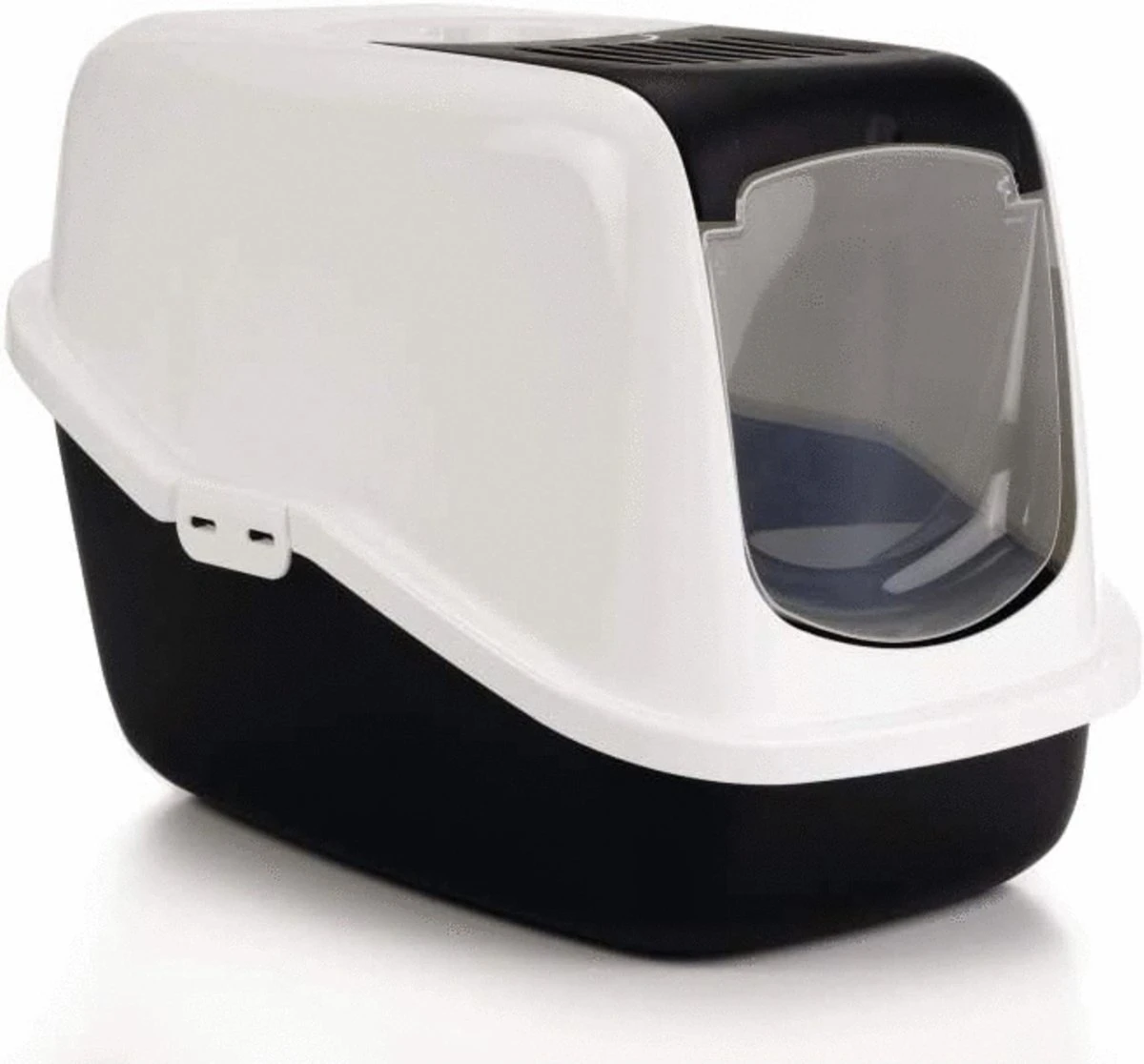 Savic Kattenbak Nestor - Kattenbak - Zwart/Wit - 56 X 39 X 38,5 - Afbeelding 9