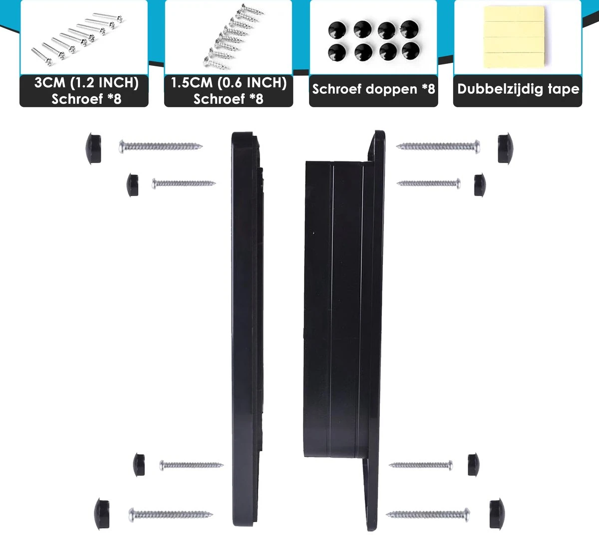 Gluxury Kattenluik Zwart Met Tunnel - 4 Vergrendelingsstanden - Weerbestendig - Binnen En Buiten - Maat L - Nederlandse Handleiding - Afbeelding 8
