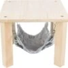 Trixie Schuilplaats Met Hangmat Sunny Assorti / Grijs 28x28x24 Cm