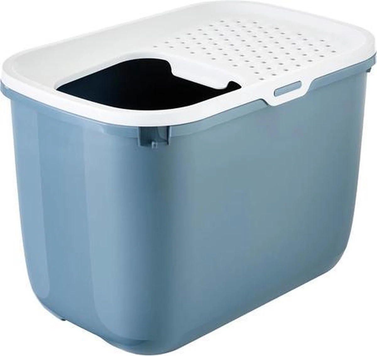 Savic Hop In Kattenbak - Steenblauw/wit - Afbeelding 7