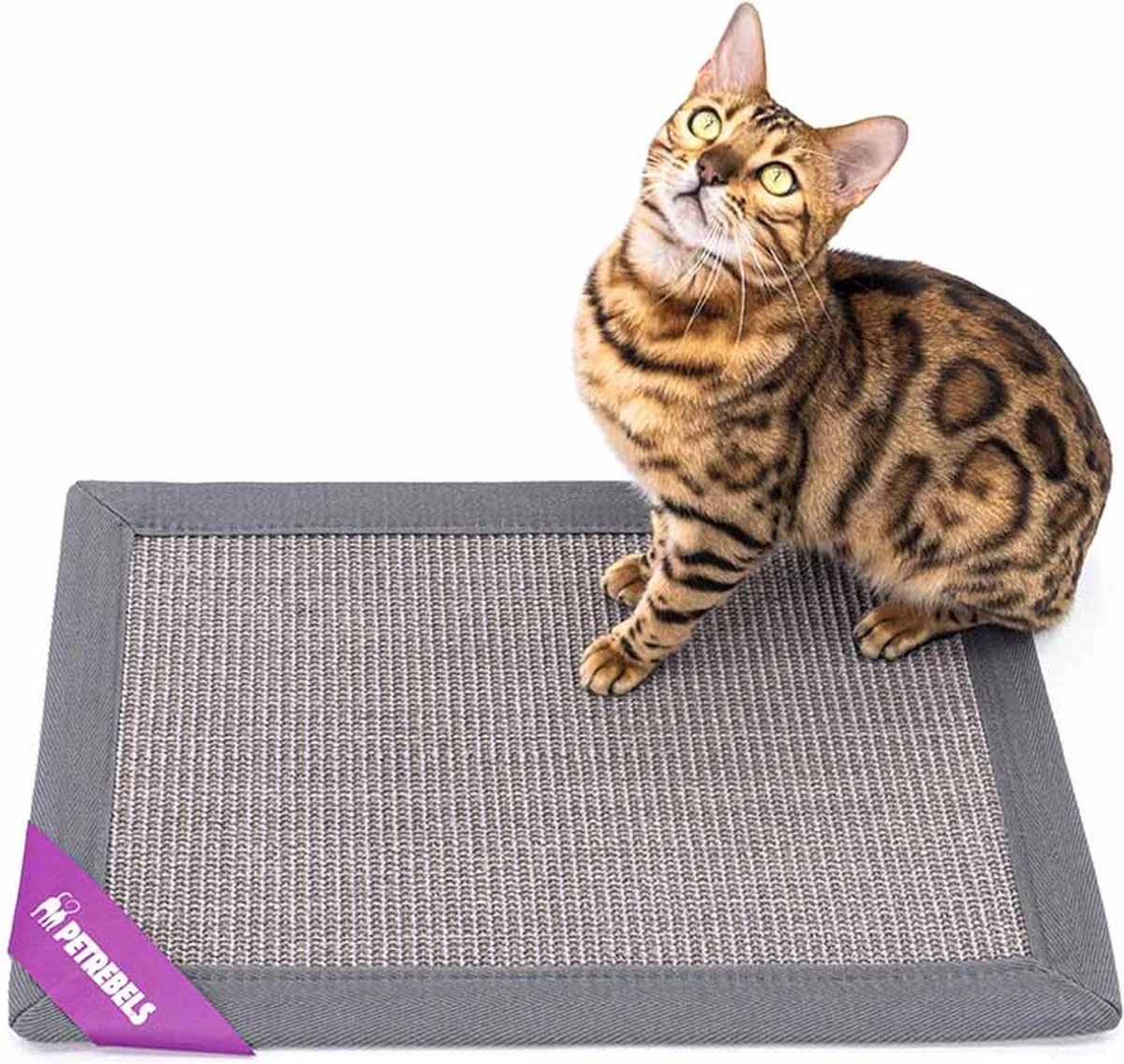 Petrebels Mastermat 60 Katten Krabmat - Grijs - 60 X 40 Cm - Zeer Sterk - Afbeelding 7