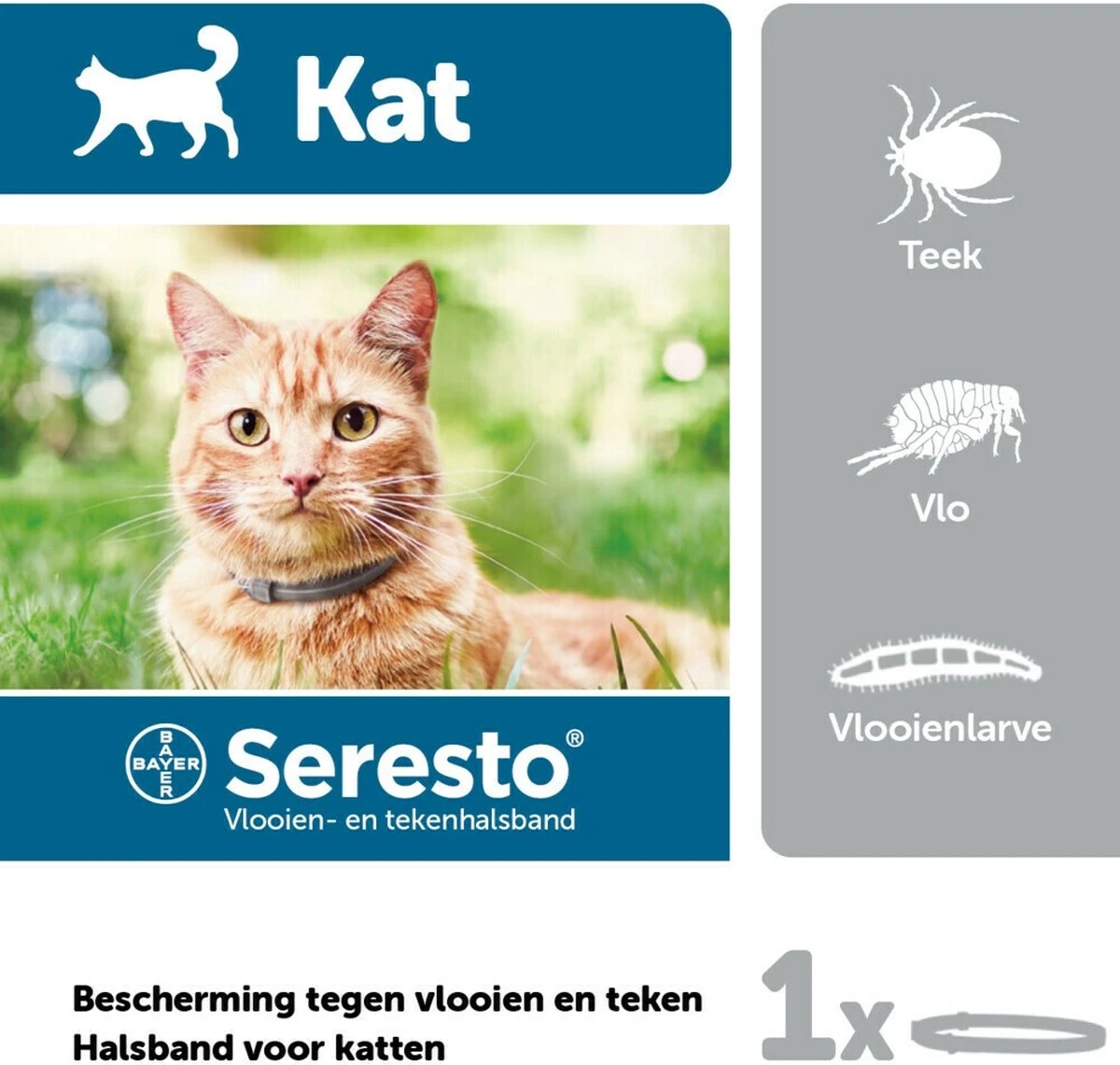 Seresto Teken- En Vlooienband - Anti Tekenmiddel - Kat - 38 Cm - Afbeelding 9