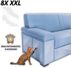 Anti Krab Katten - Anti Krab Vellen - Voor Katten En Honden - Dubbelzijdig - 8 Stuks - Duurzaam - Extra Groot