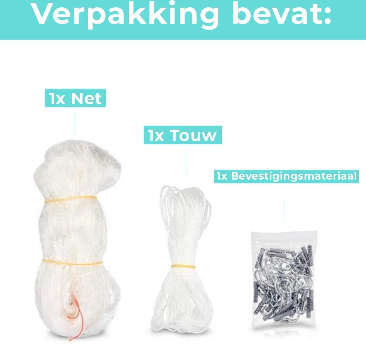 Kattennet Premium - 600 X 300 CM - Kattennet Voor Balkon - Transparant - Balkon Net - Makkelijk Te Monteren - Afbeelding 2