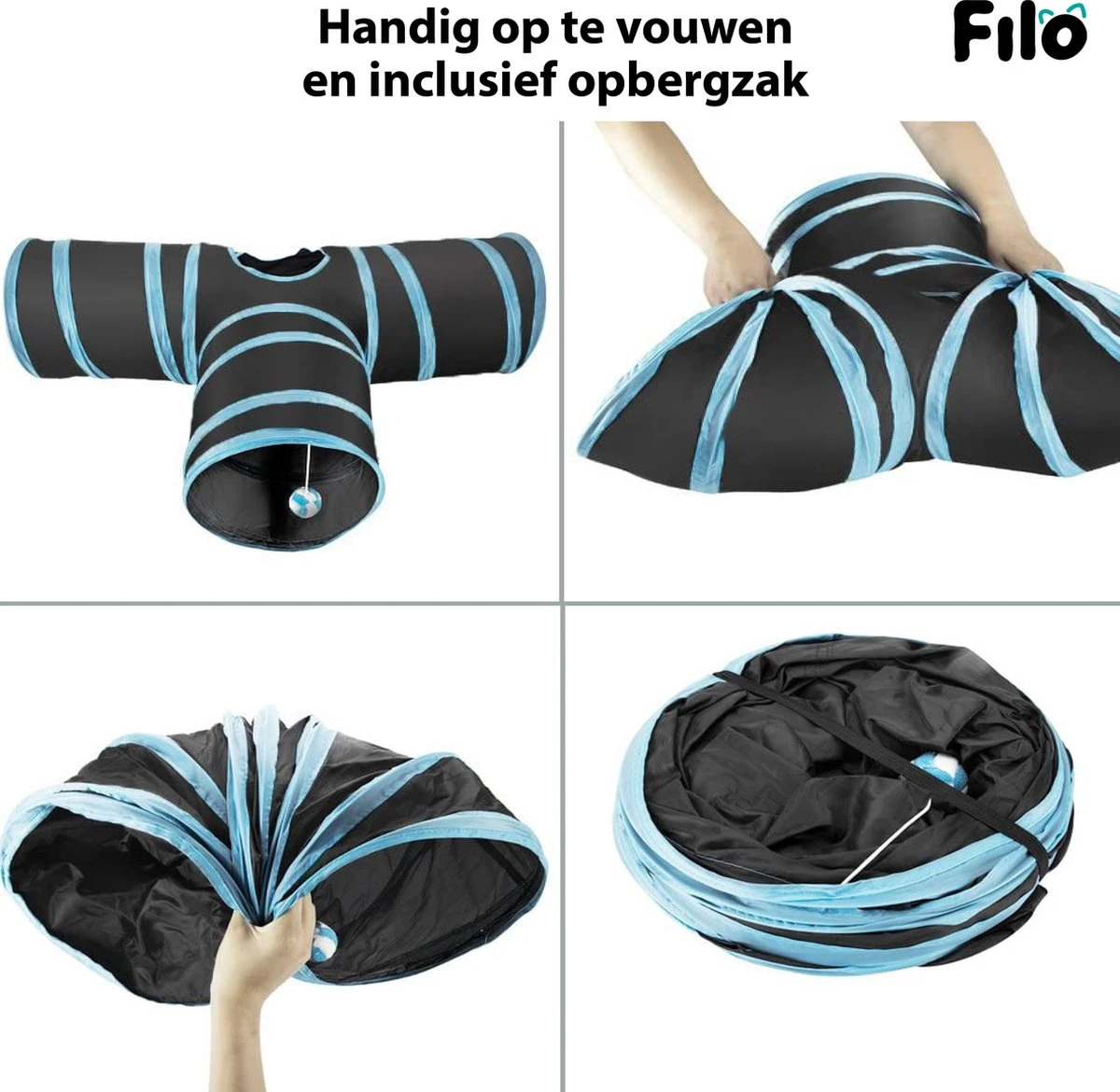 Filo Kattenspeelgoed Set 30 Stuks - Kattenspeeltje Kattentunnel - Kattenhengel - Kattenveertjes - Vis Met Kattenkruid - Kattenspeeltjes Intelligentie Kitten - Interactief Speelgoed Katten - Poezen Speeltjes - Afbeelding 7