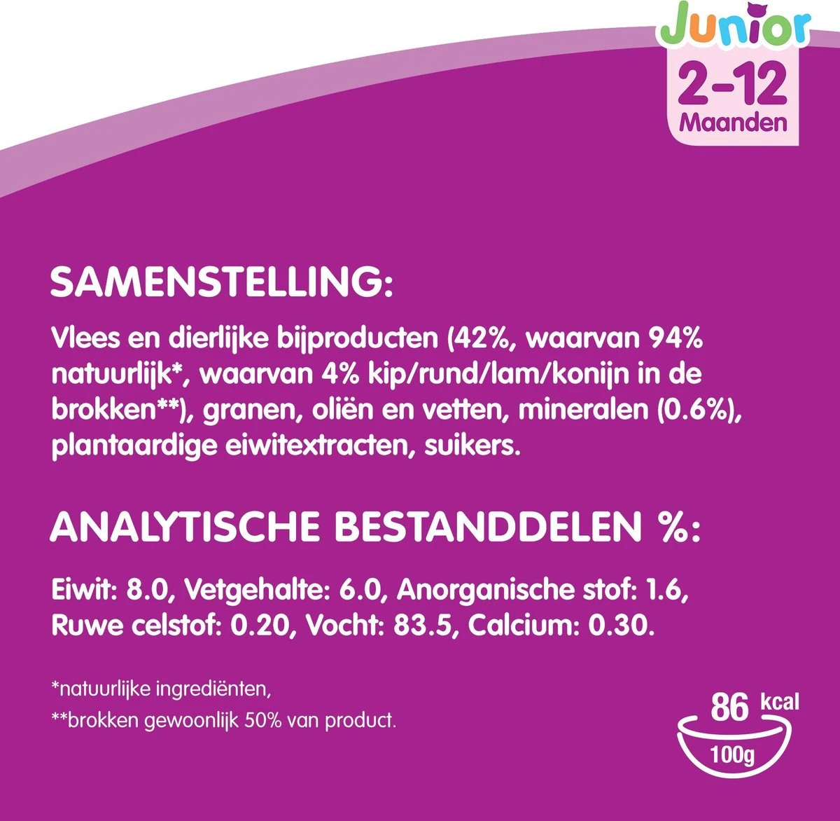 Whiskas Junior Katten Natvoer - Classic Selectie In Saus - 48 X 100g - Afbeelding 5