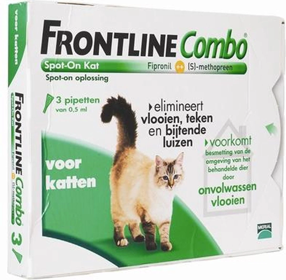 Frontline Combo Anti Vlooienmiddel En Tekenmiddel Kat - 3 Pipetten - Afbeelding 13