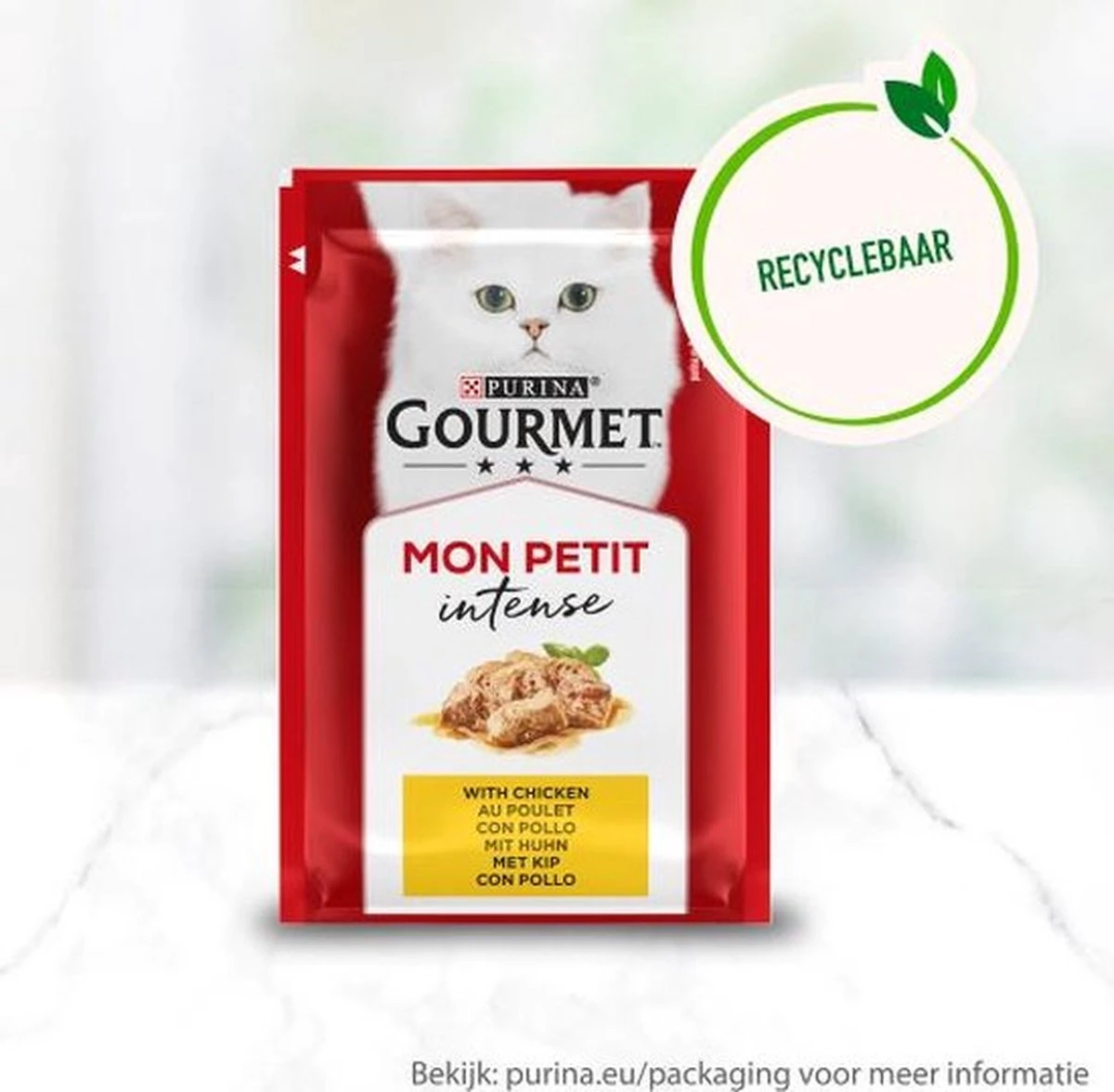 Gourmet Mon Petit Intense - Kattenvoer Natvoer - Gevogelte - 24 X 50 Gr - Afbeelding 7