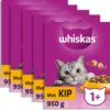 Whiskas 1+ Kattenbrokken - Kip - Doos 5 X 950 G