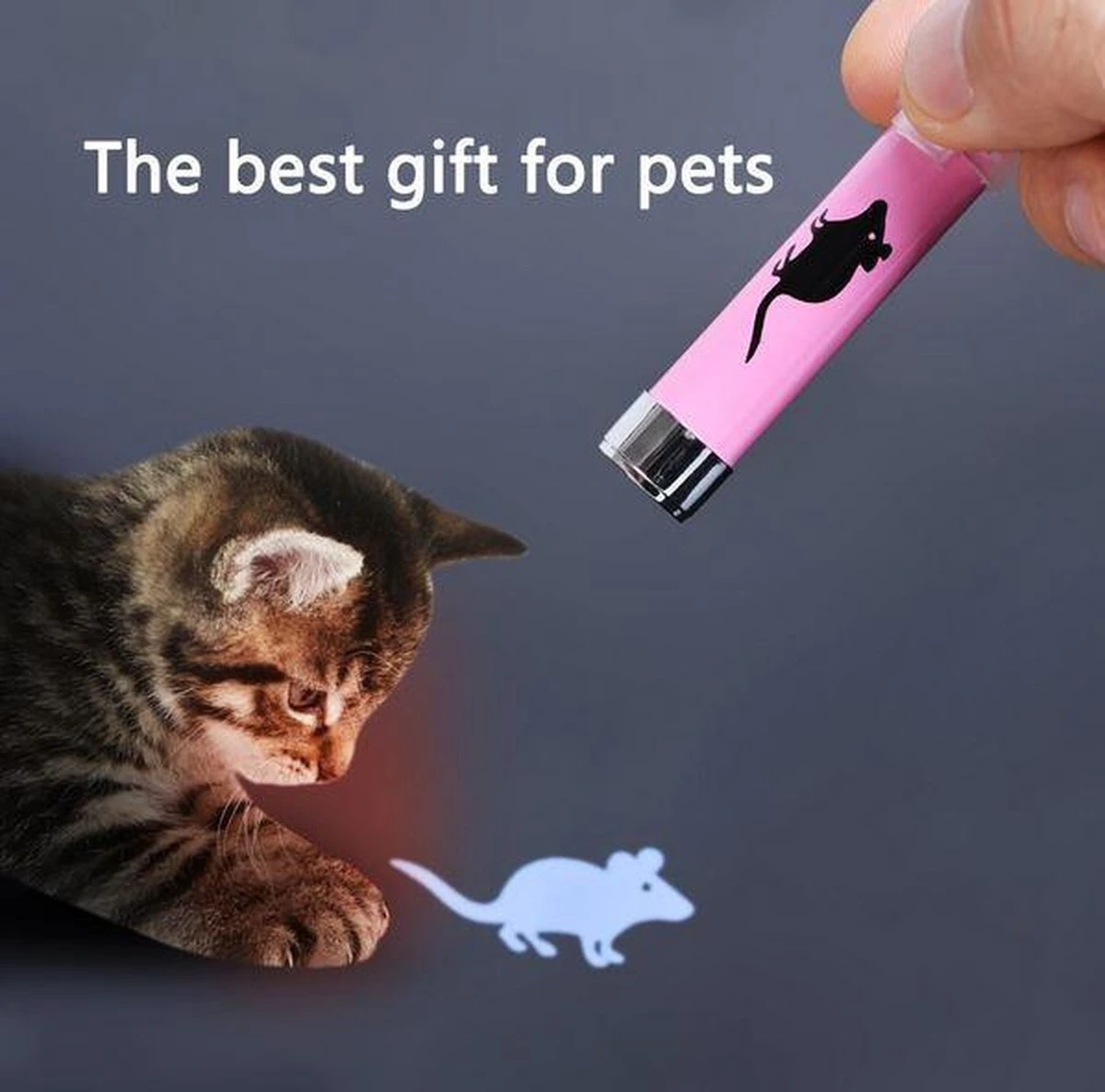 Katten Speelgoed LED Laser Lampje Muis - Afbeelding 2