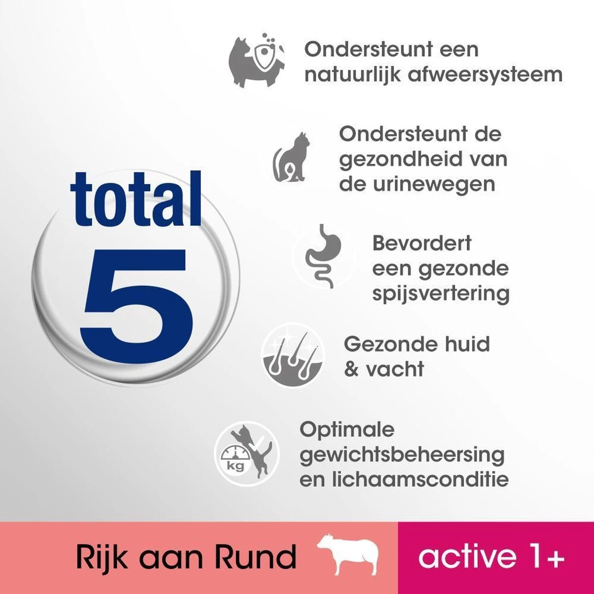 Perfect Fit Active 1+ Katten Droogvoer - Rund - 4 X 750 Gr - Afbeelding 6