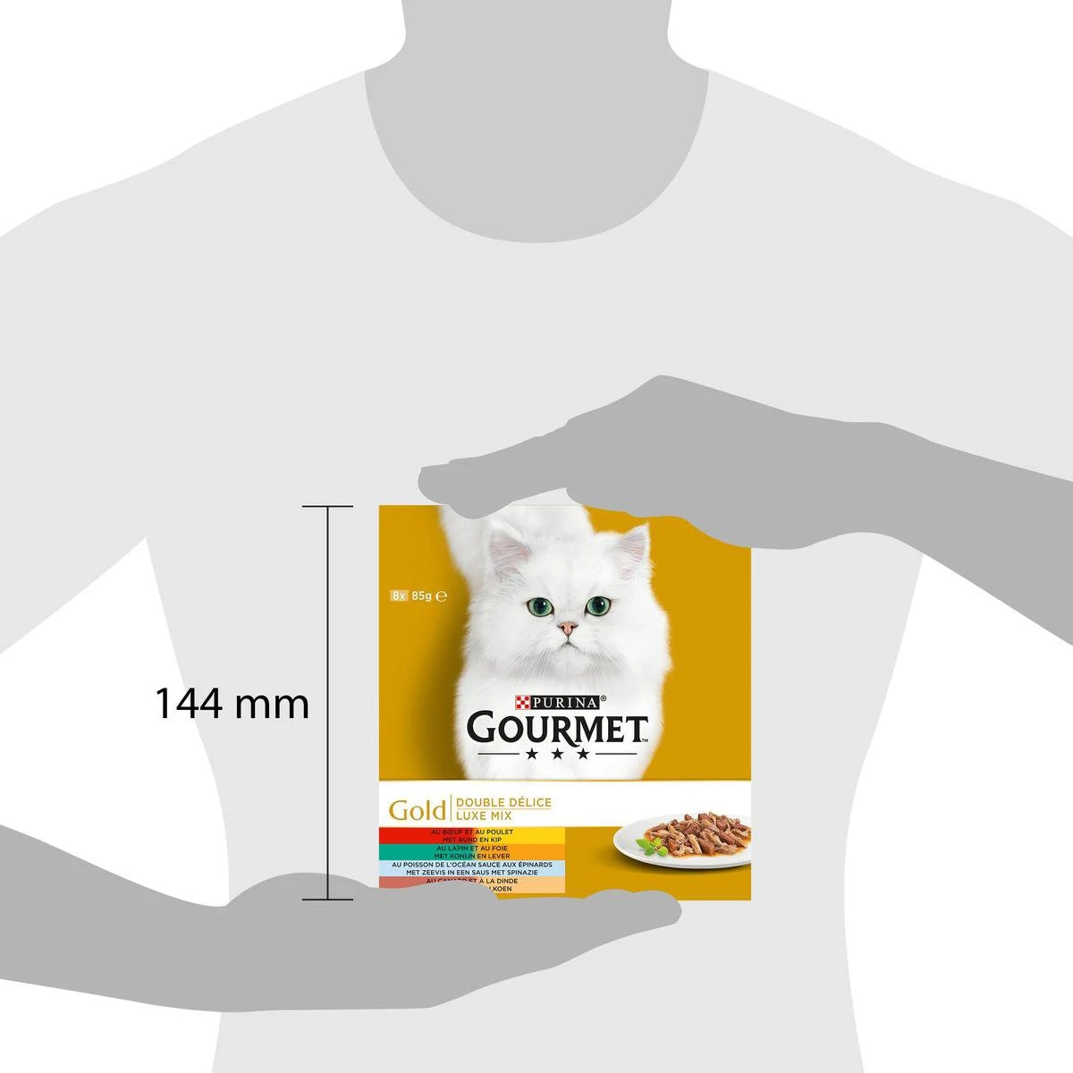 Gourmet Gold Luxe Mix - Kattenvoer Natvoer - Vis/Vlees - 48 X 85 G - Afbeelding 6