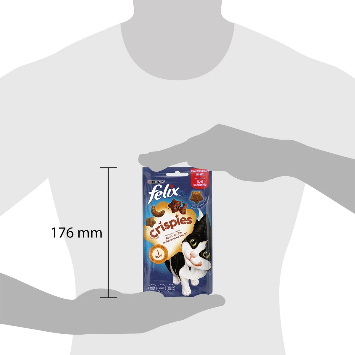 Felix Crispies - Kattensnacks Rund & Kip - 8 X 45g - Afbeelding 6