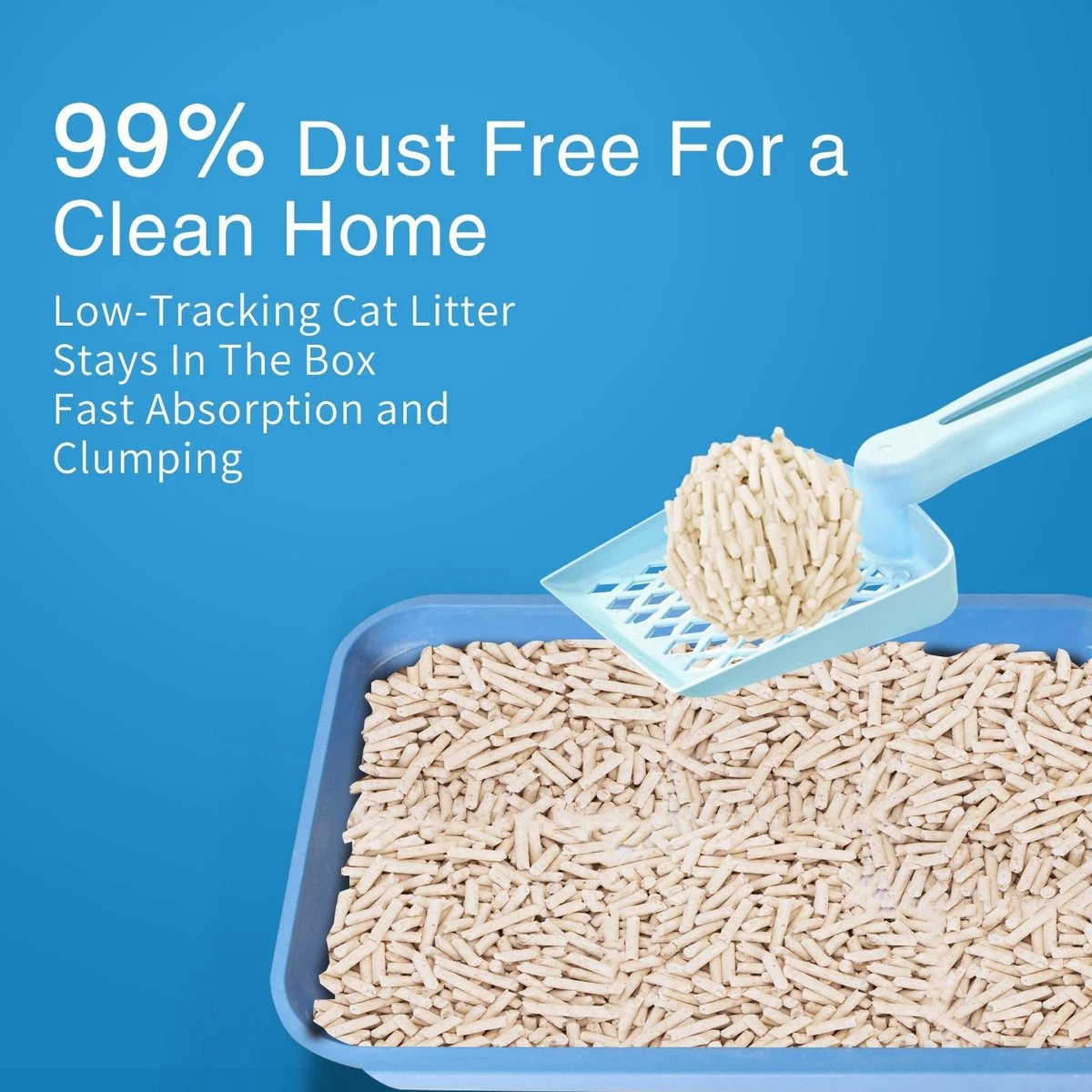 Nobleza 48REM - Tofu Kattenbakvulling - Snel Absorberend - 3.8 L - Klontvormend - 2 Kg - Afbeelding 3