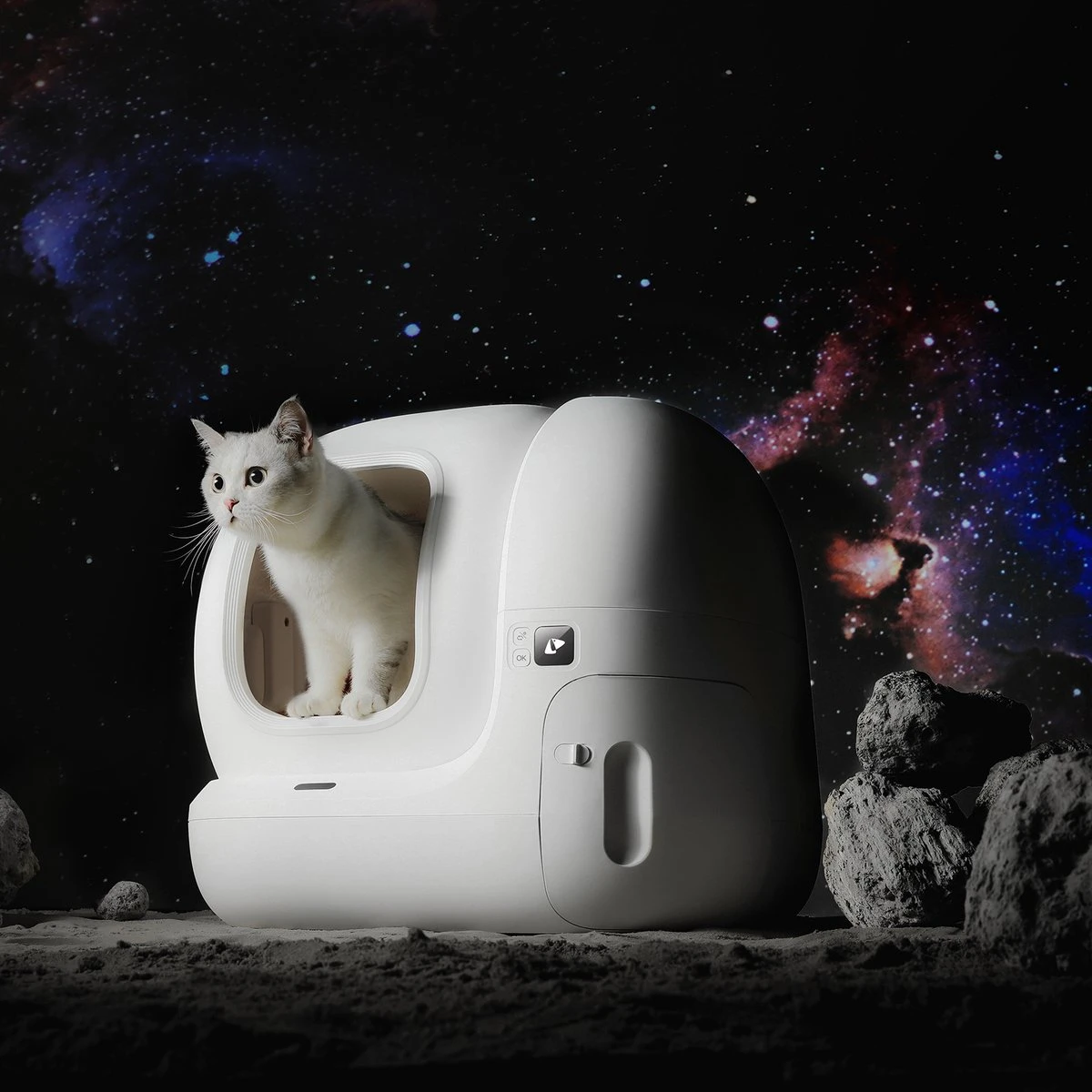 PETKIT® Pura MAX – Automatische Kattenbak – Elektrisch – Kattenbak Zelfreinigend – Bedienen Via De App - Afbeelding 4