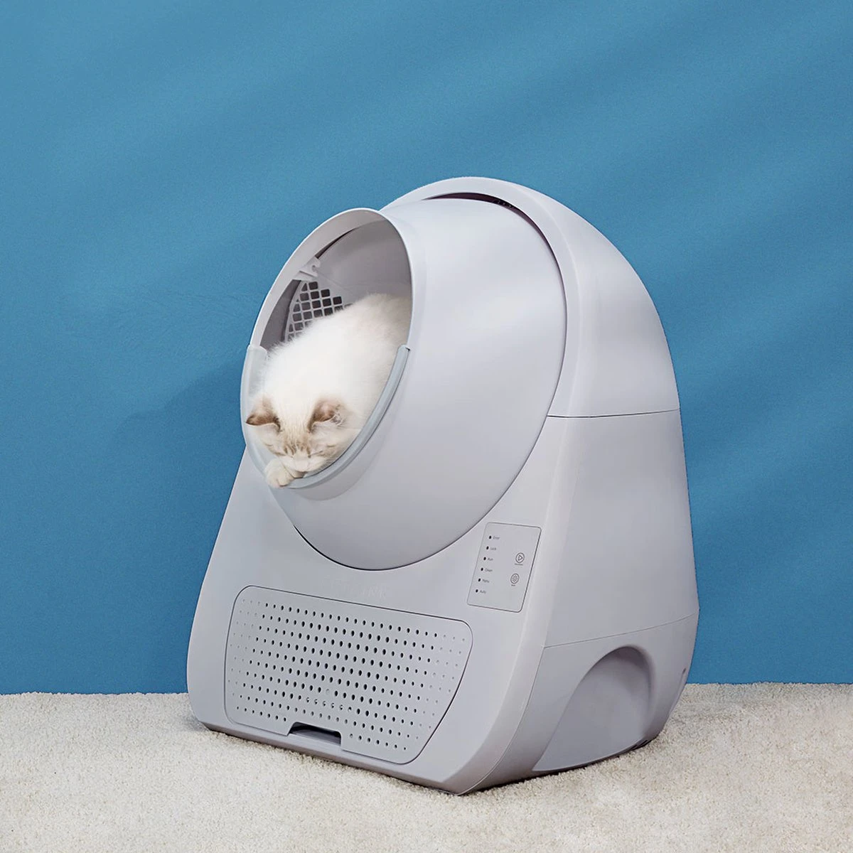 Catlink Smart Litter Box - Scooper Young - Zelfreinigende Kattenbak Zonder Wifi - Kleur Grijs - Afbeelding 7