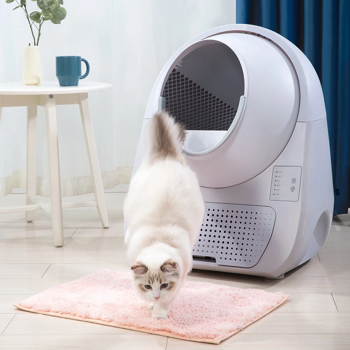 Catlink Smart Litter Box - Scooper Young - Zelfreinigende Kattenbak Zonder Wifi - Kleur Grijs - Afbeelding 9