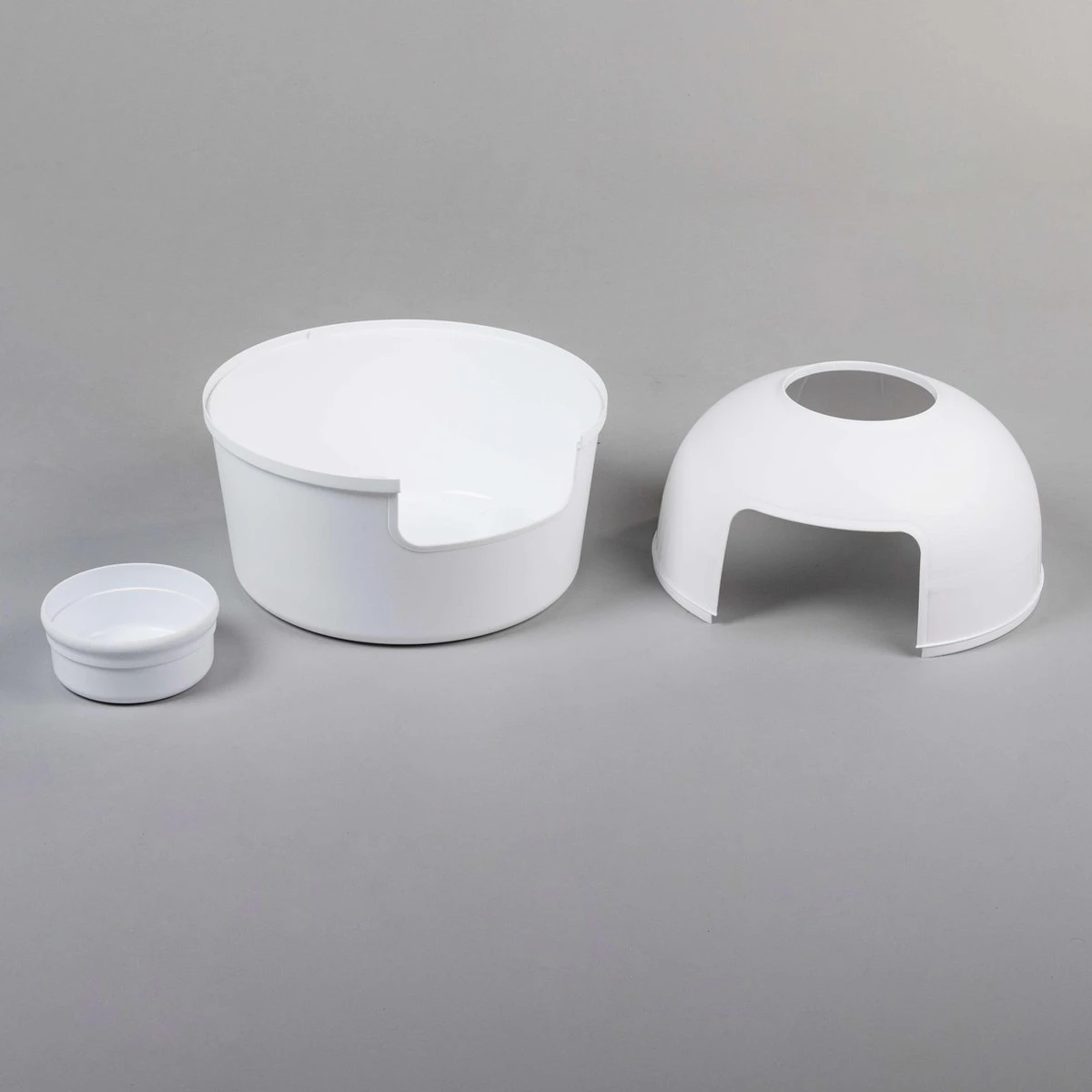 XXL Kattenbak – Verborgen Kattentoilet – Flower XXL Wit Voor Grote Katten Van RHRQuality - Afbeelding 4