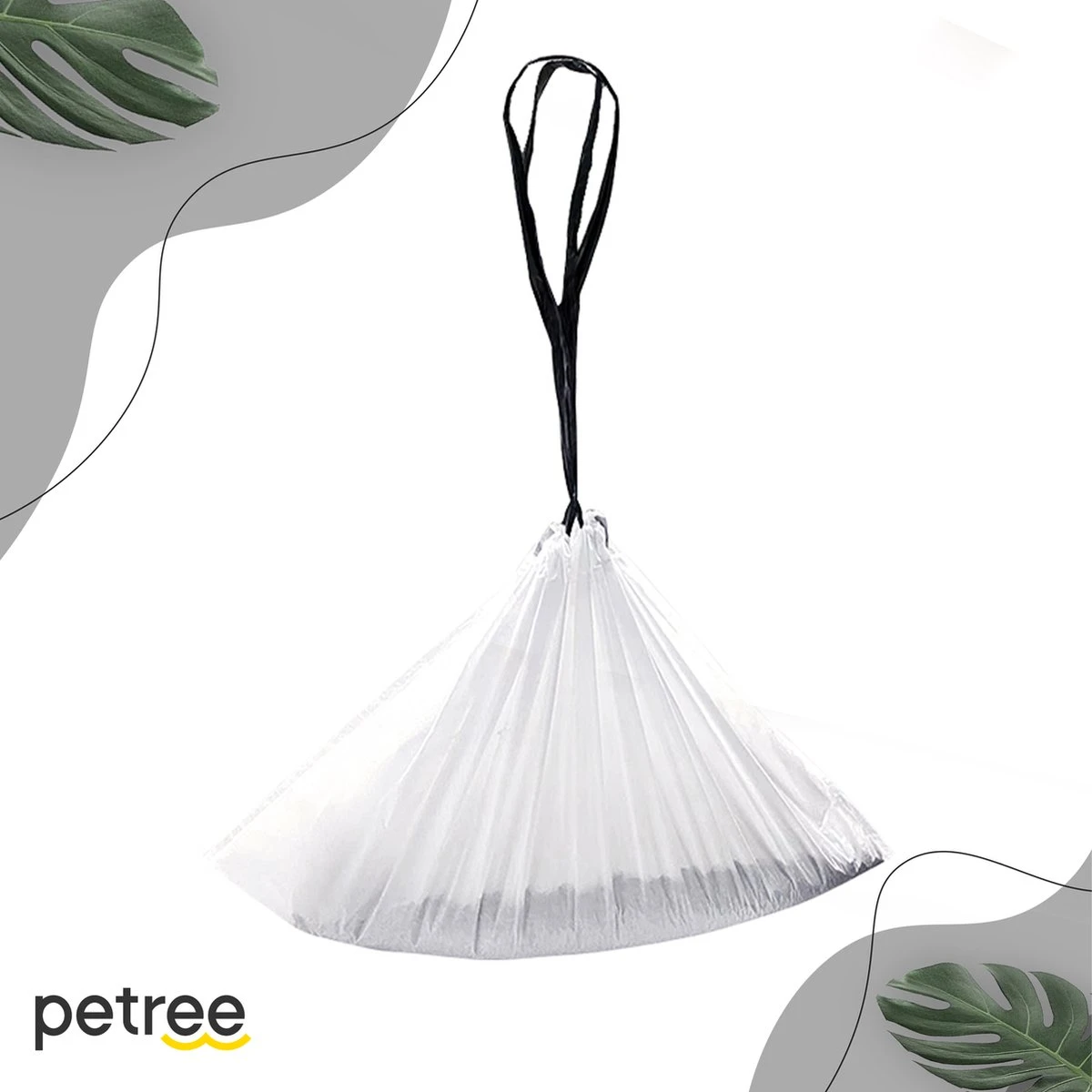 Petree Kattenbakzak Voor Zelfreinigende Kattenbak Cube - 3 Rollen - 20 Stuks Per Rol - 55cmx55cmx35cm - Afbeelding 4